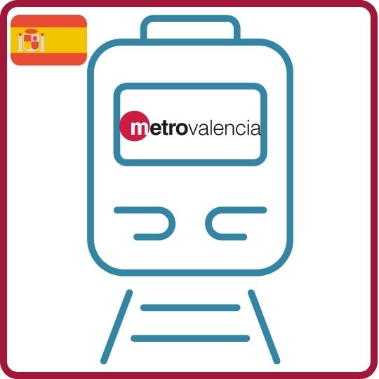Vignette représentant le logo du Metro Valencia