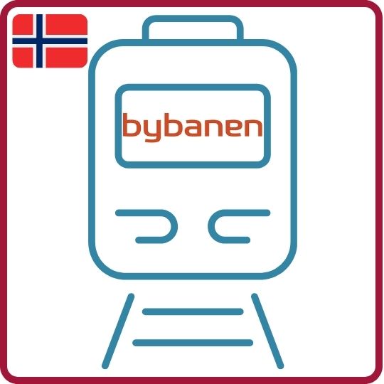 Vignette représentant le logo de Bybanen
