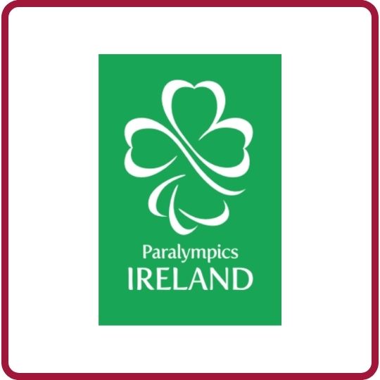 La vignette représentant le Comité National Paralympique d'Irlande
