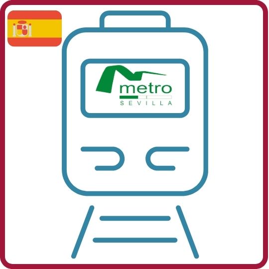 Vignette représentant le logo du Metro Sevilla