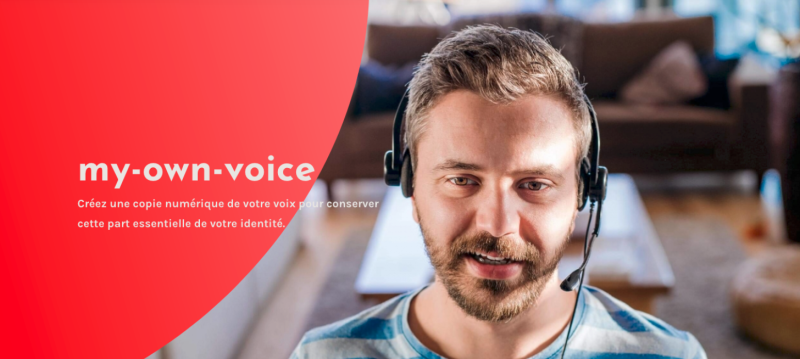 Enregistrez votre voix en version digitale grâce à My Own Voice